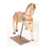 MID 20TH CENTURY EUROPEAN CAROUSEL HAND CARVED HORSE