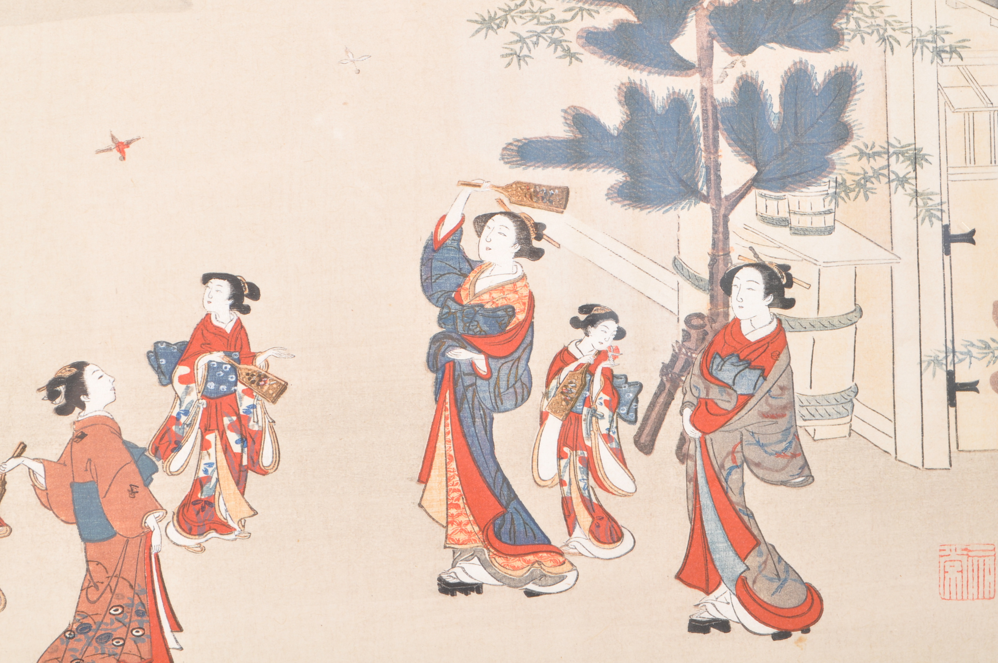 TWO 19TH CENTURY CHINESE AND JAPANESE PAINTINGS ON SILK - Image 5 of 8