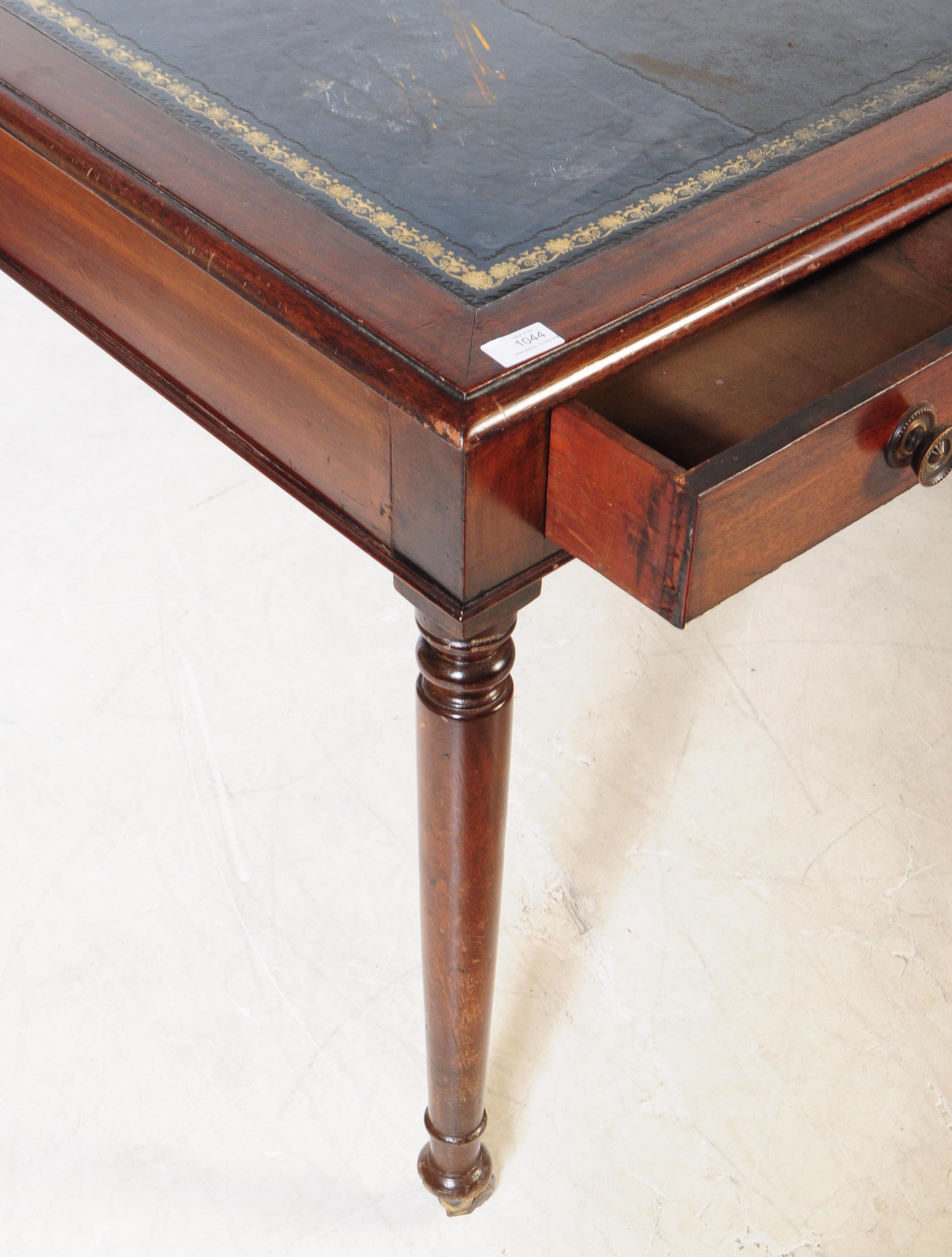 GEORGE III 19TH CENTURY MAHOGANY WRITING TABLE - Image 2 of 5