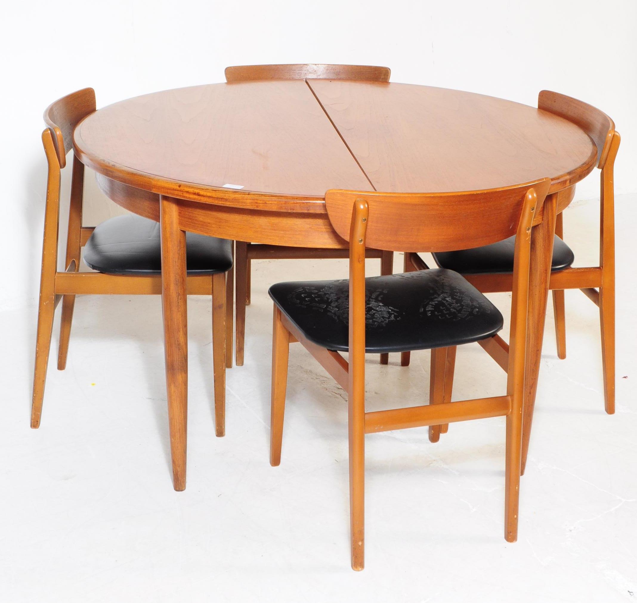 G-PLAN - FRESCO - MID CENTURY DINING TABLE & CHAIRS