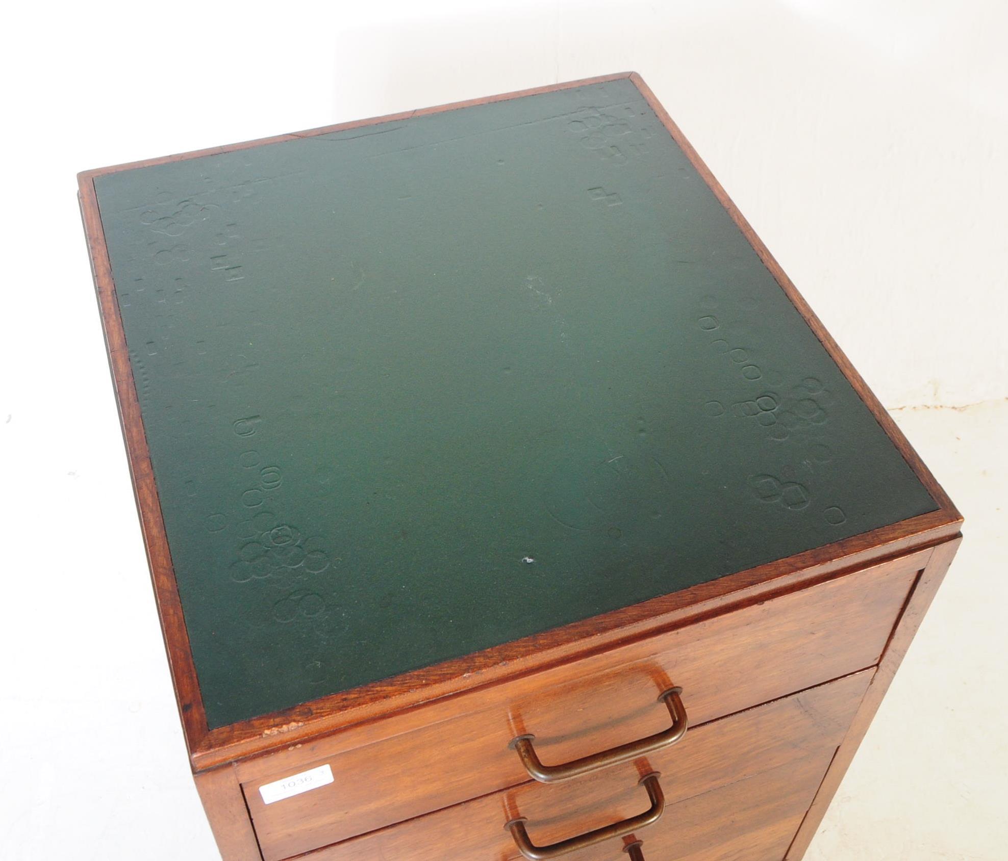 MINISTRY OF DEFENCE OAK PEDESTAL CHEST OF DRAWERS - Image 3 of 6