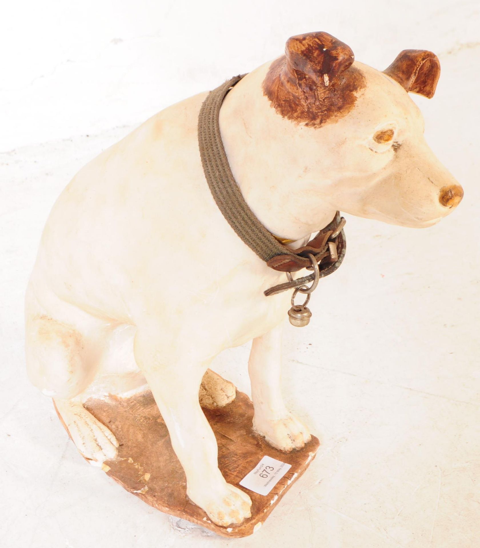 HMV - HIS MASTER'S VOICE - MID CENTURY NIPPER DOG FIGURINE - Image 2 of 3