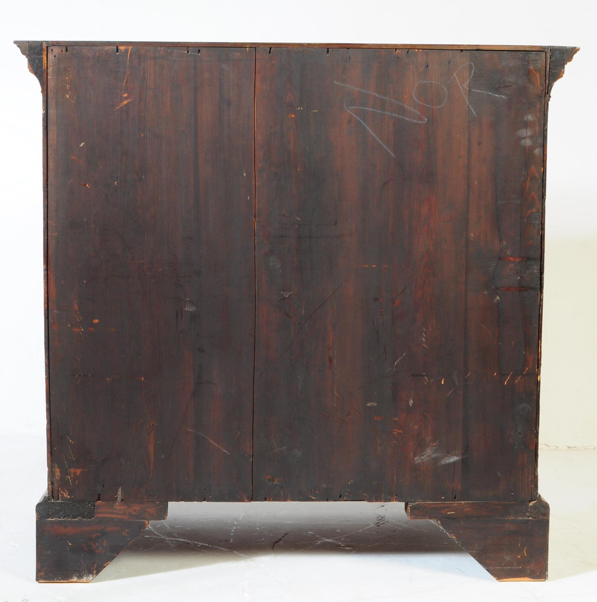 QUEEN ANNE 17TH CENTURY OAK & WALNUT CHEST OF DRAWERS - Image 4 of 4