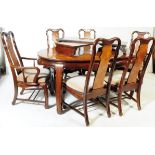 CONTEMPORARY PAINTED PINE DINING TABLE WITH CHAIRS