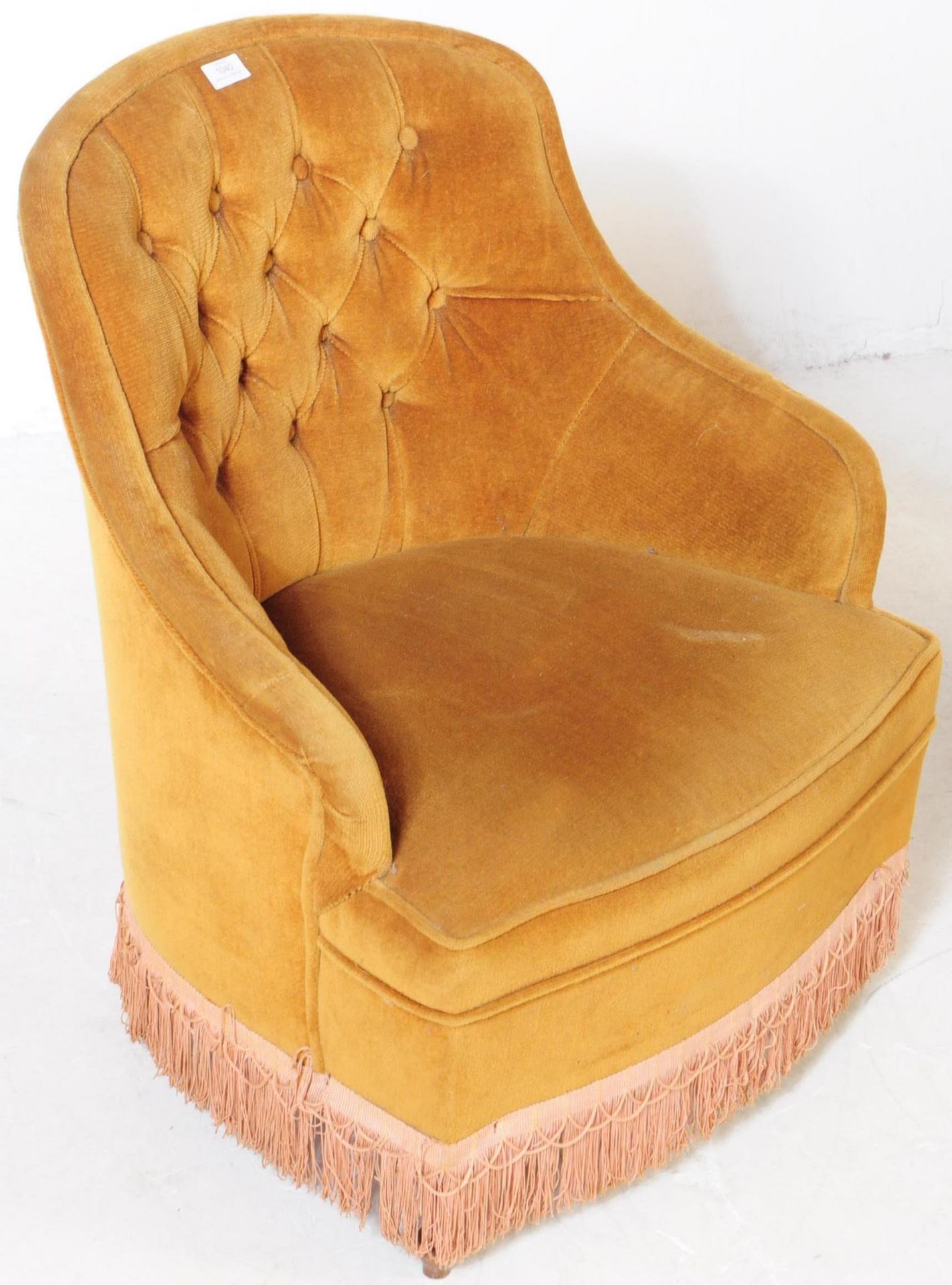 EARLY 20TH CENTURY FRENCH BOUDOIR ARMCHAIR - Image 2 of 3