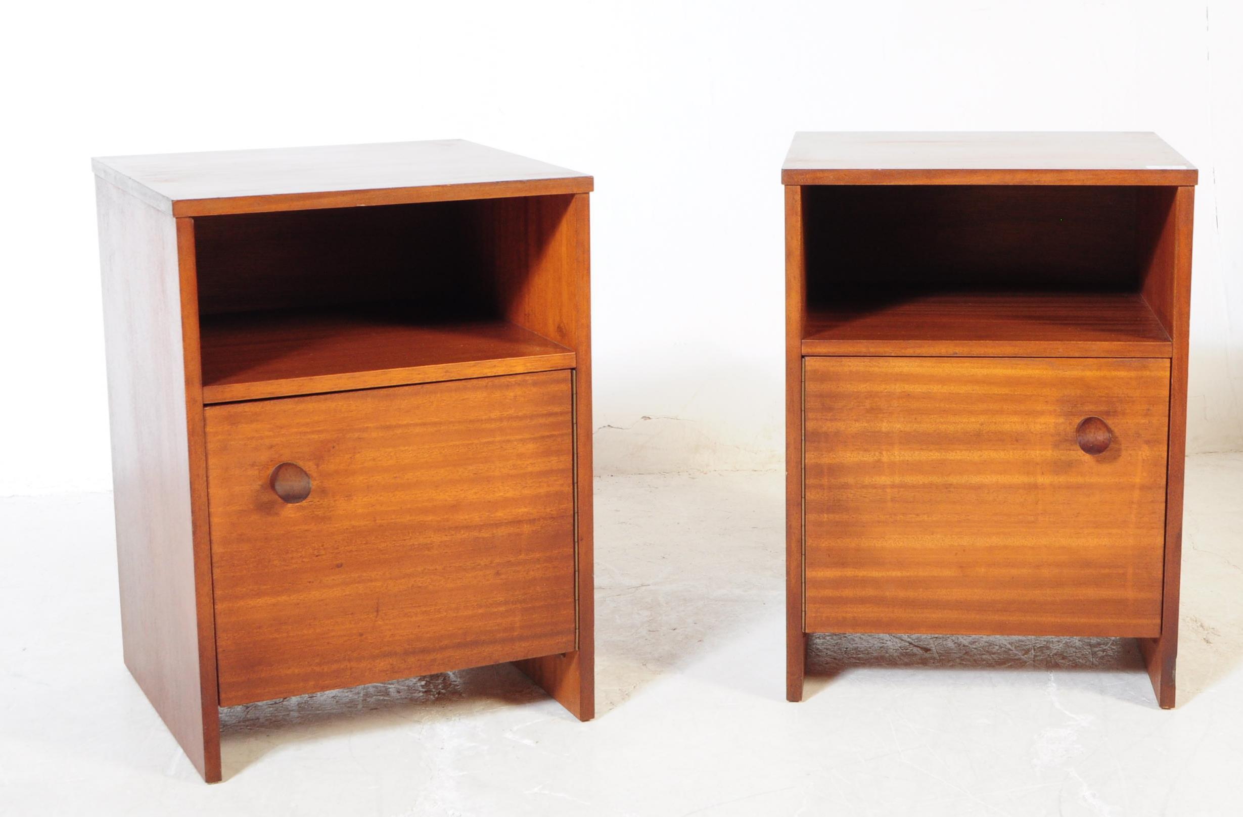 AVALON - PAIR OF MID CENTURY BEDSIDE TABLES