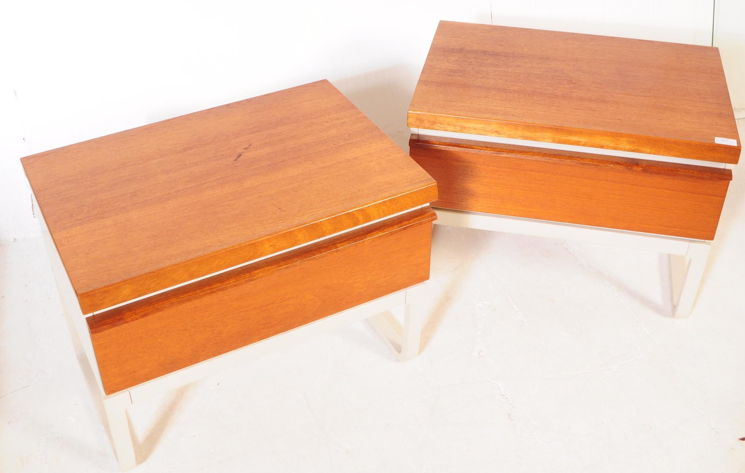 BCM BATH CABINET MAKERS 1960S BEDSIDE TABLES - Image 2 of 6