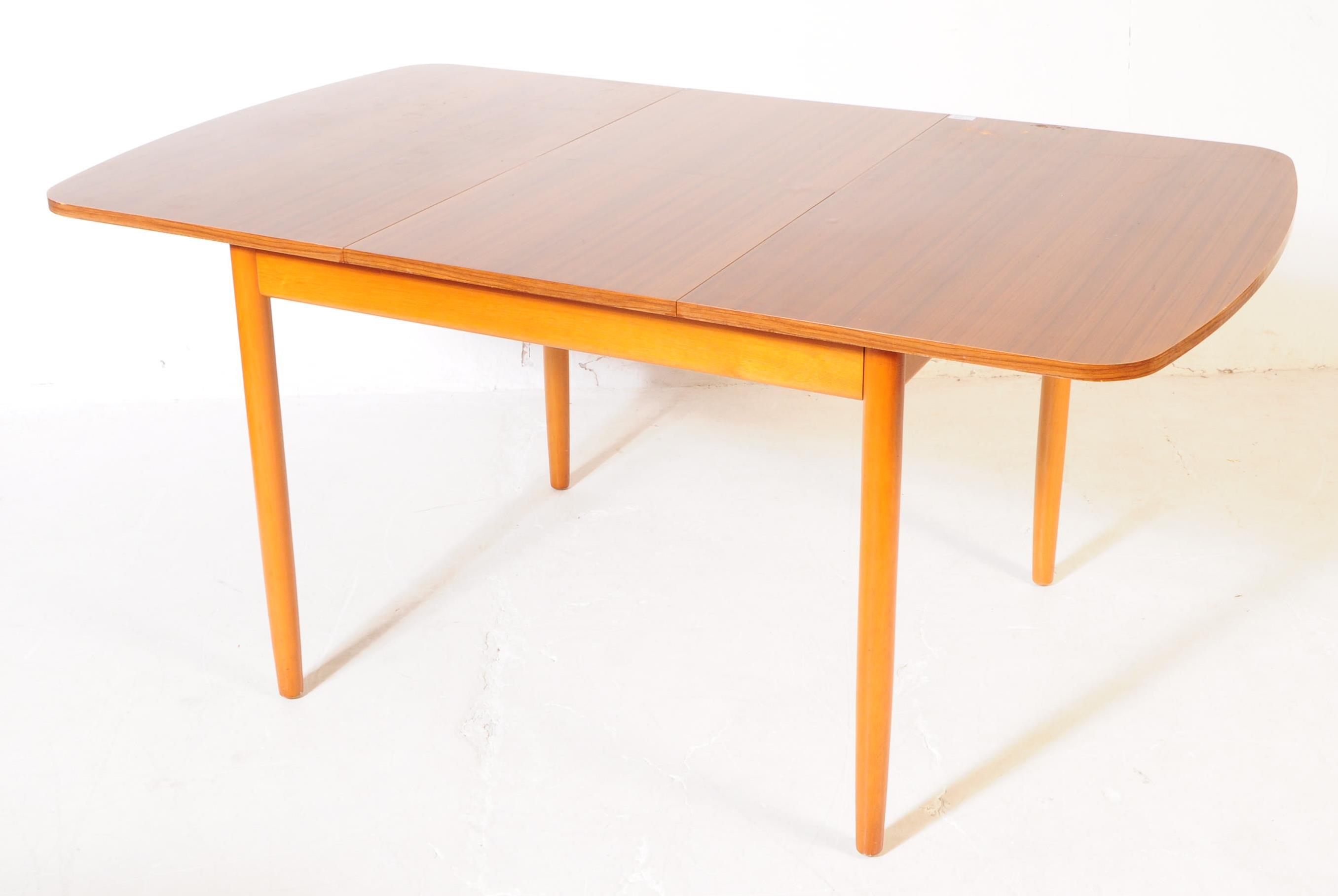BRITISH MODERN DESIGN - MID CENTURY DINING TABLE & CHAIRS - Image 4 of 7