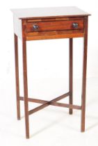 GEORGE III MAHOGANY WORK TABLE