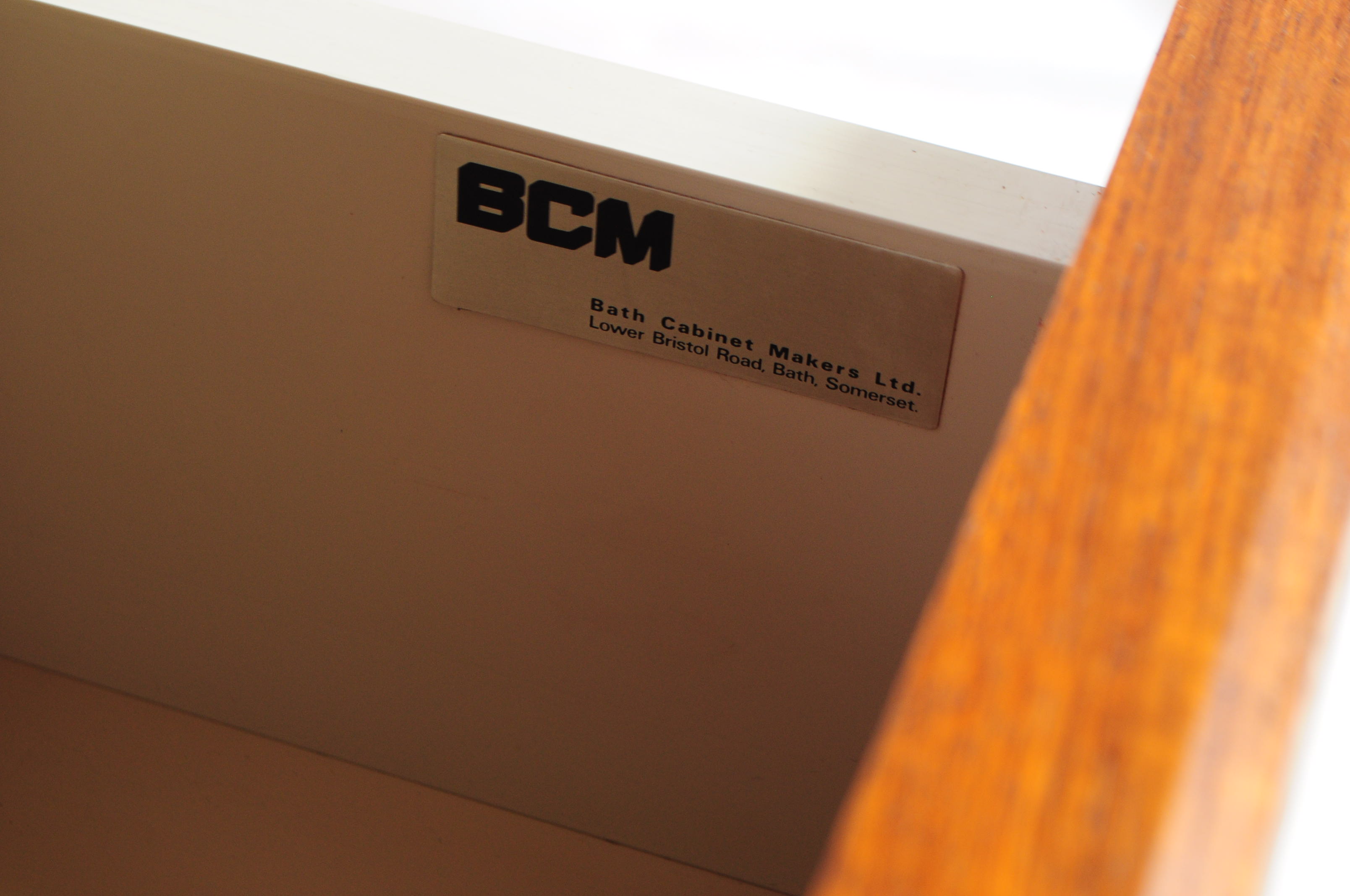 BCM BATH CABINET MAKERS 1960S BEDSIDE TABLES - Image 4 of 6