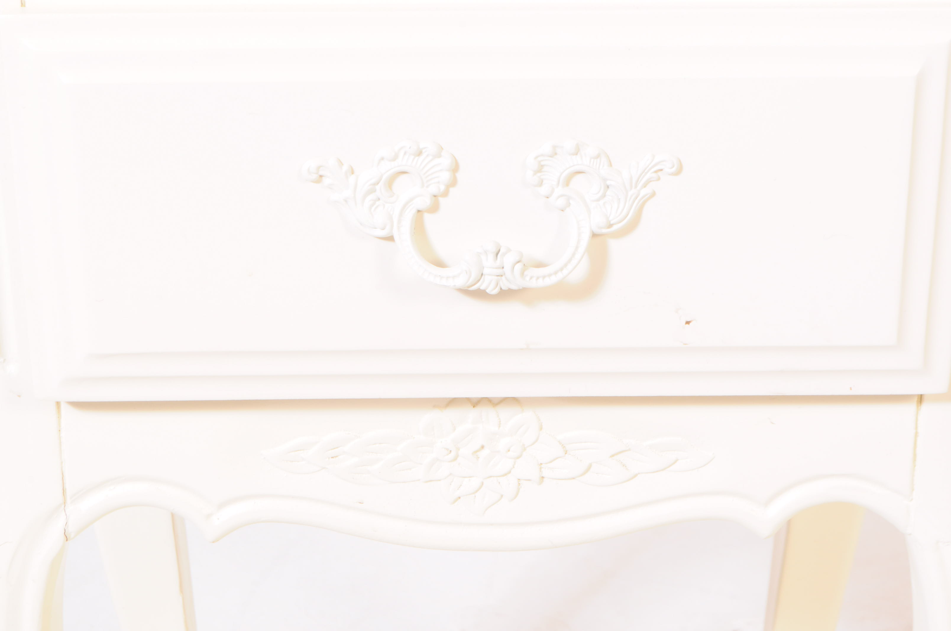 PAIR OF CONTEMPORARY LOUIS XVI BEDSIDE TABLES - Image 11 of 12