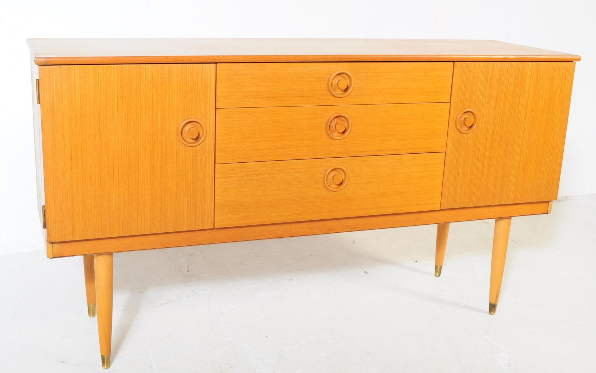 SCHREIBER - MID CENTURY OAK VENEER SIDEBOARD