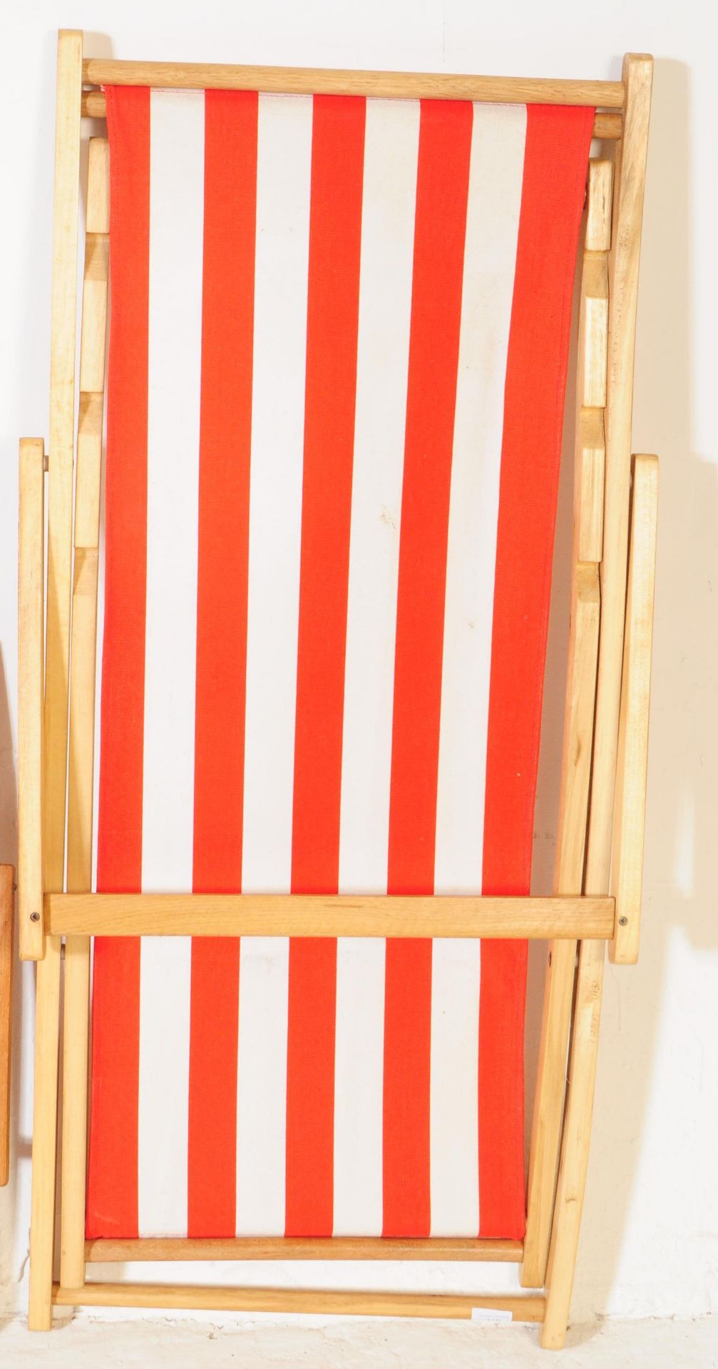 FOUR BEECH WOOD BEACH DECK CHAIRS - Image 7 of 8