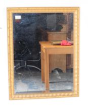 GILT WOOD & GESSO FRAMED MIRROR