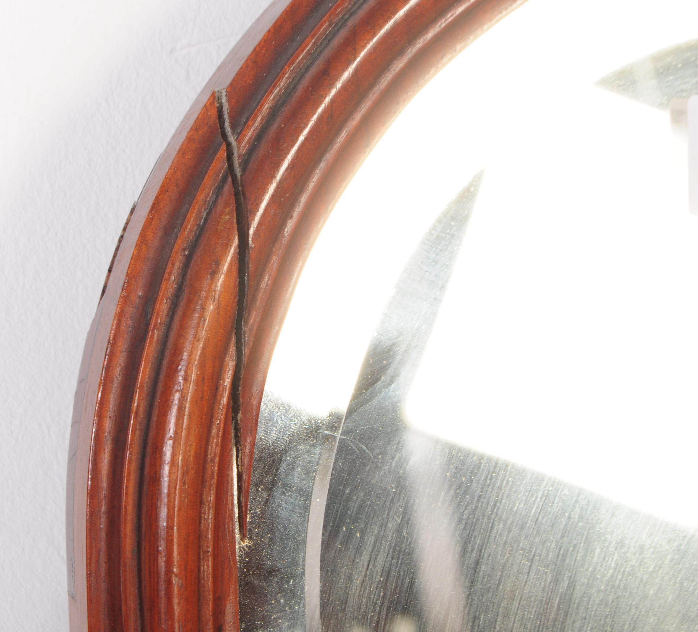 PAIR OF 1920S ELONGATED ARCHED WALL MIRRORS - Image 2 of 5