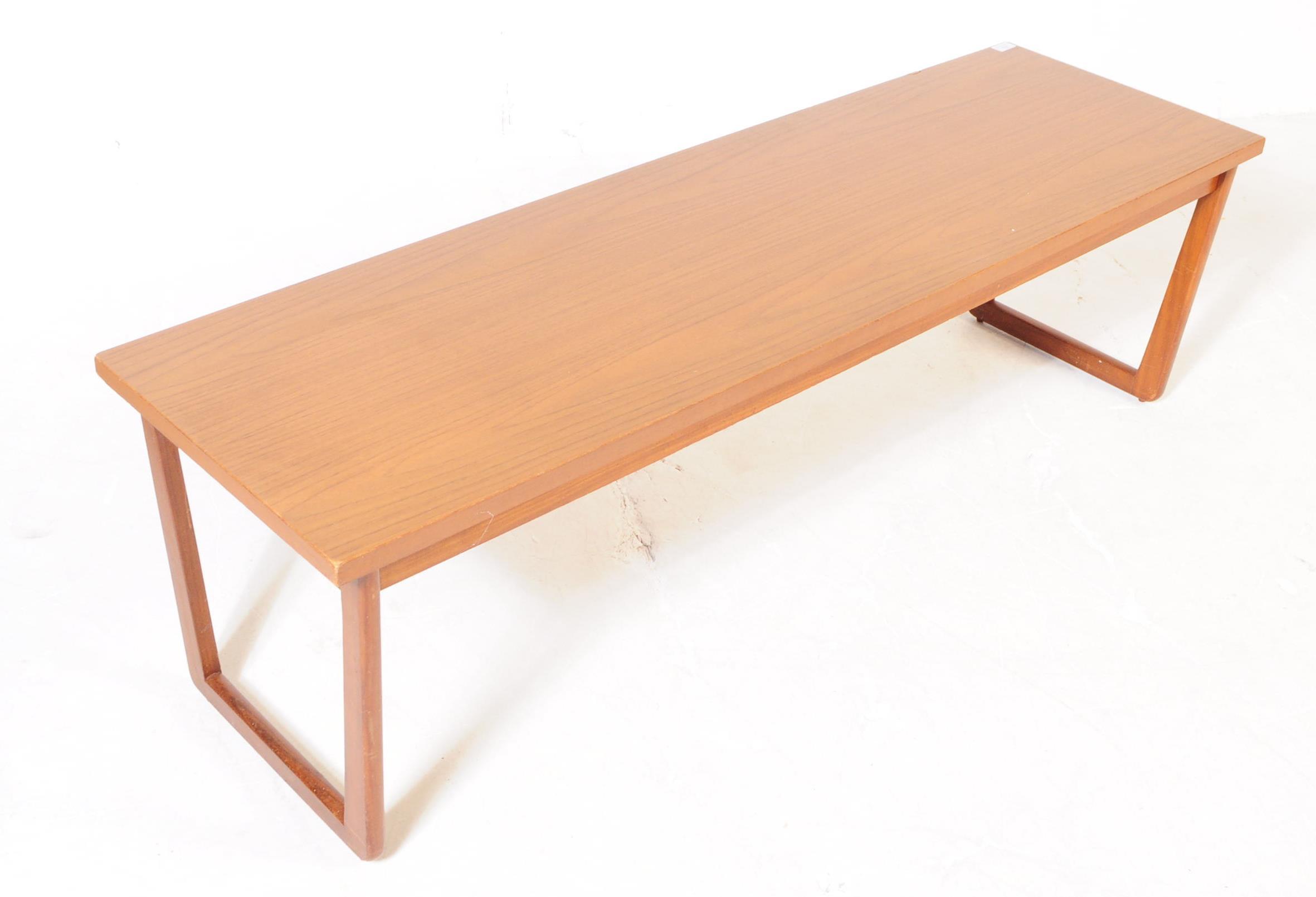 MANNER OF MERROW - TEAK COFFEE TABLE - Image 2 of 5