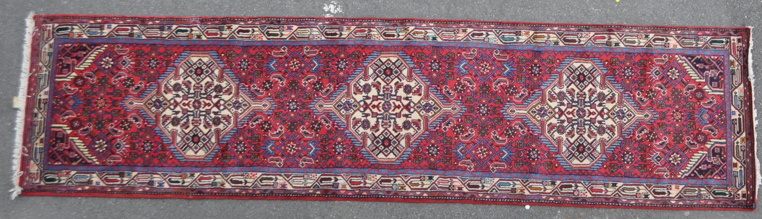 VINTAGE 20TH CENTURY PERSIAN ISLAMIC RUNNER RUG