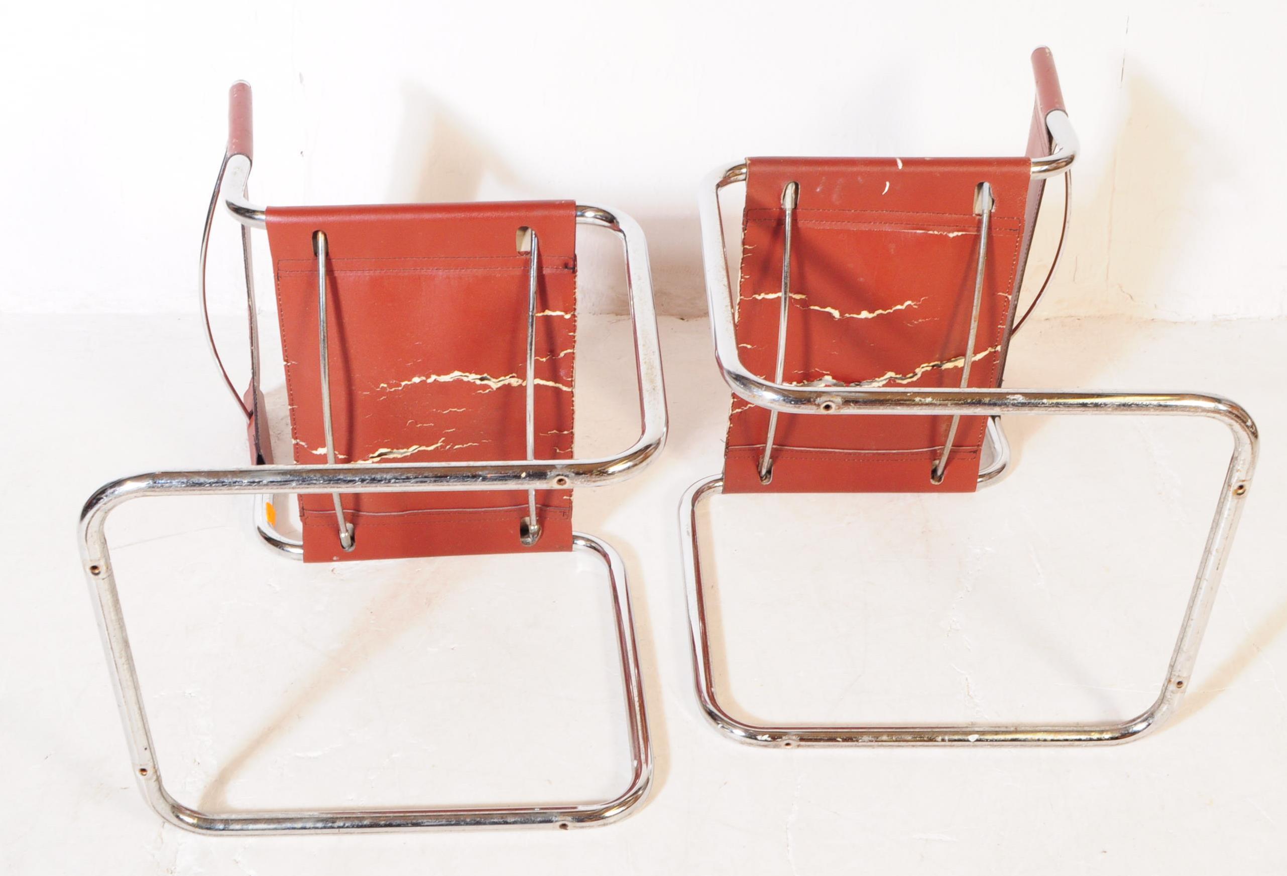 MARCEL BREUER MANNER - TWO MID CENTURY DINING CHAIRS - Image 5 of 5