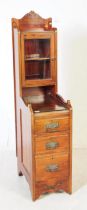 EDWARDIAN MAHOGANY BATHROOM CHEST OF DRAWERS