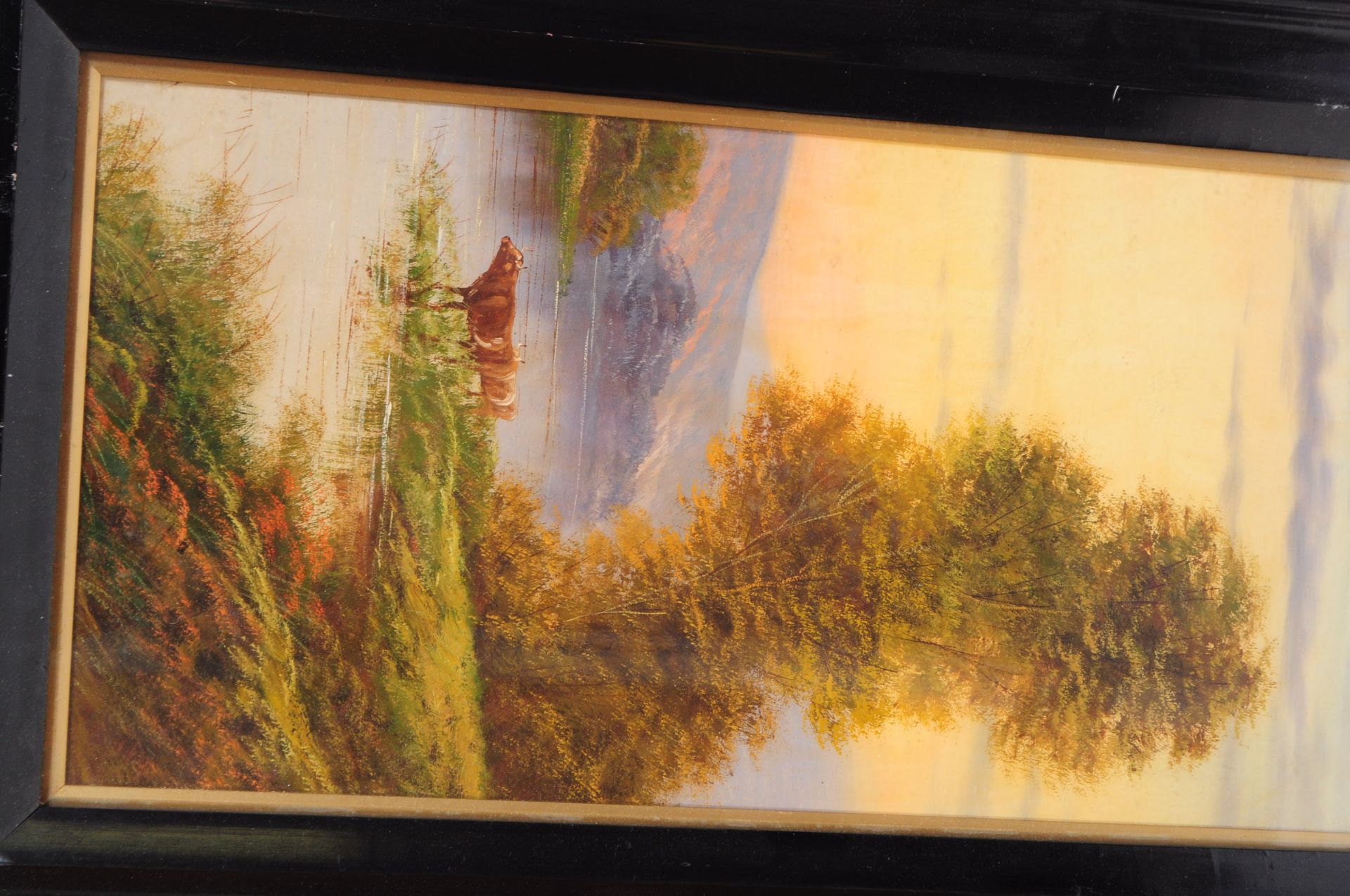 T. WOOD - TWO OIL ON BOARD PAINTINGS DEPICTING LANDSCAPES - Bild 2 aus 4
