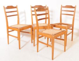 GORDON RUSSELL OF BROADWAY - FOUR RETRO DINING CHAIRS