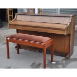 KIMBALL - MID CENTURY WALNUT VENEER PIANO
