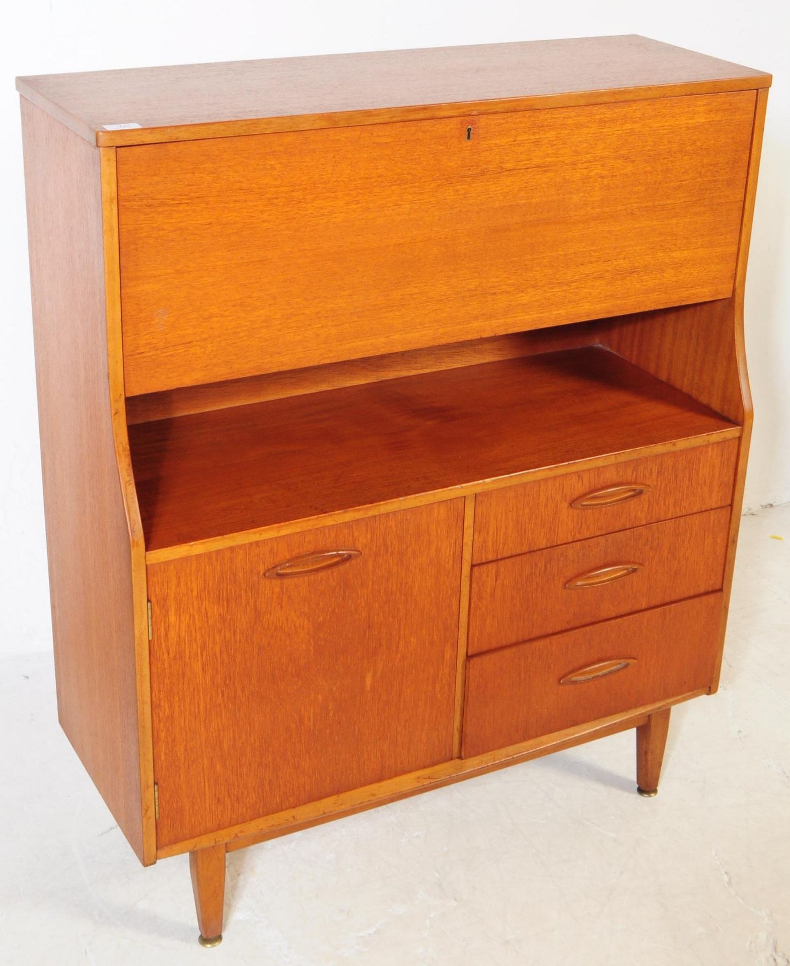 JENTIQUE - MID CENTURY TEAK BUREAU DESK - Bild 3 aus 7