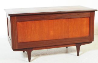 BRITISH MODERN DESIGN - TEAK & AFROMOSIA BLANKET BOX