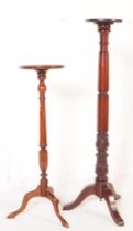 TWO VICTORIAN 19TH CENTURY MAHOGANY JARDINIERES