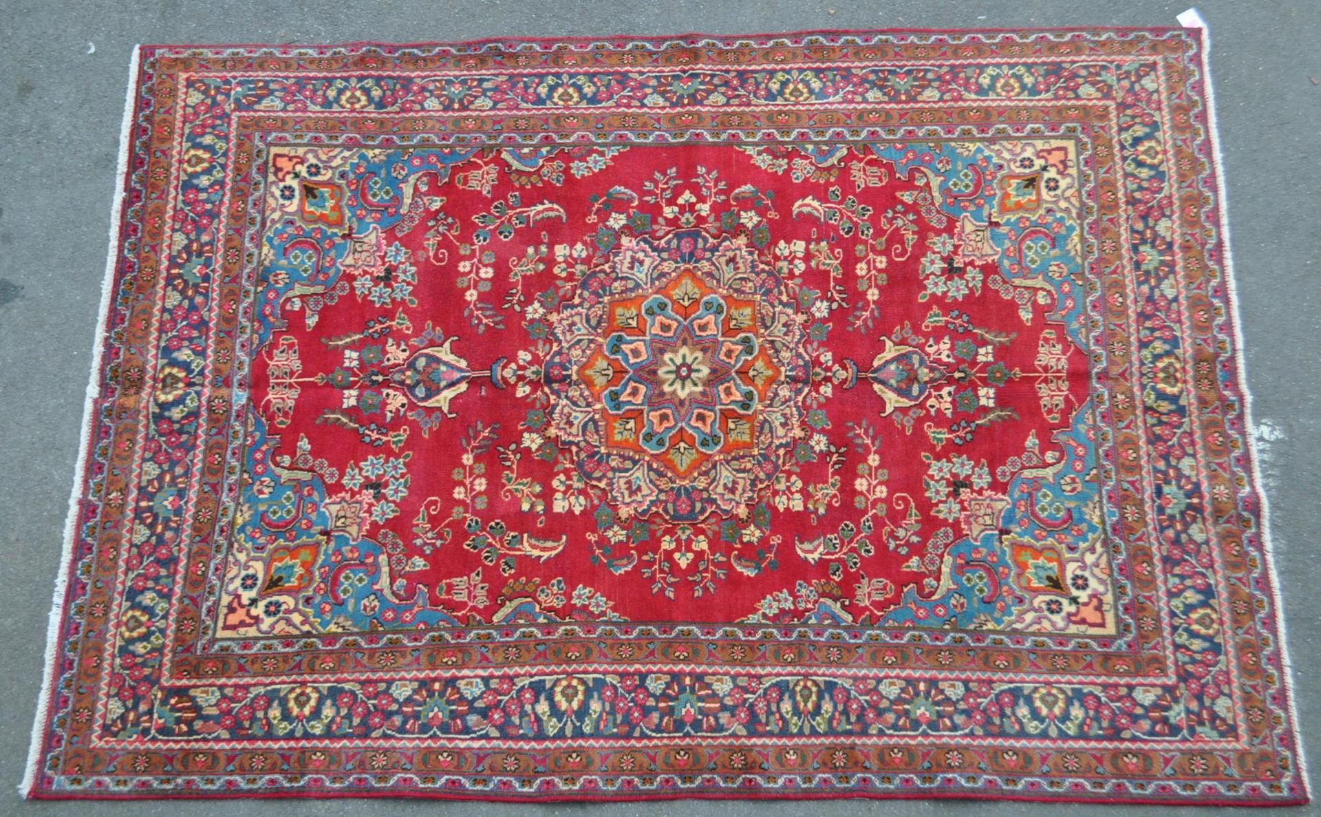 VINTAGE 20TH CENTURY NORTH WEST TABRIZ CARPET FLOOR RUG