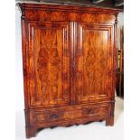 BIEDERMEIER FLAME MAHOGANY WARDROBE