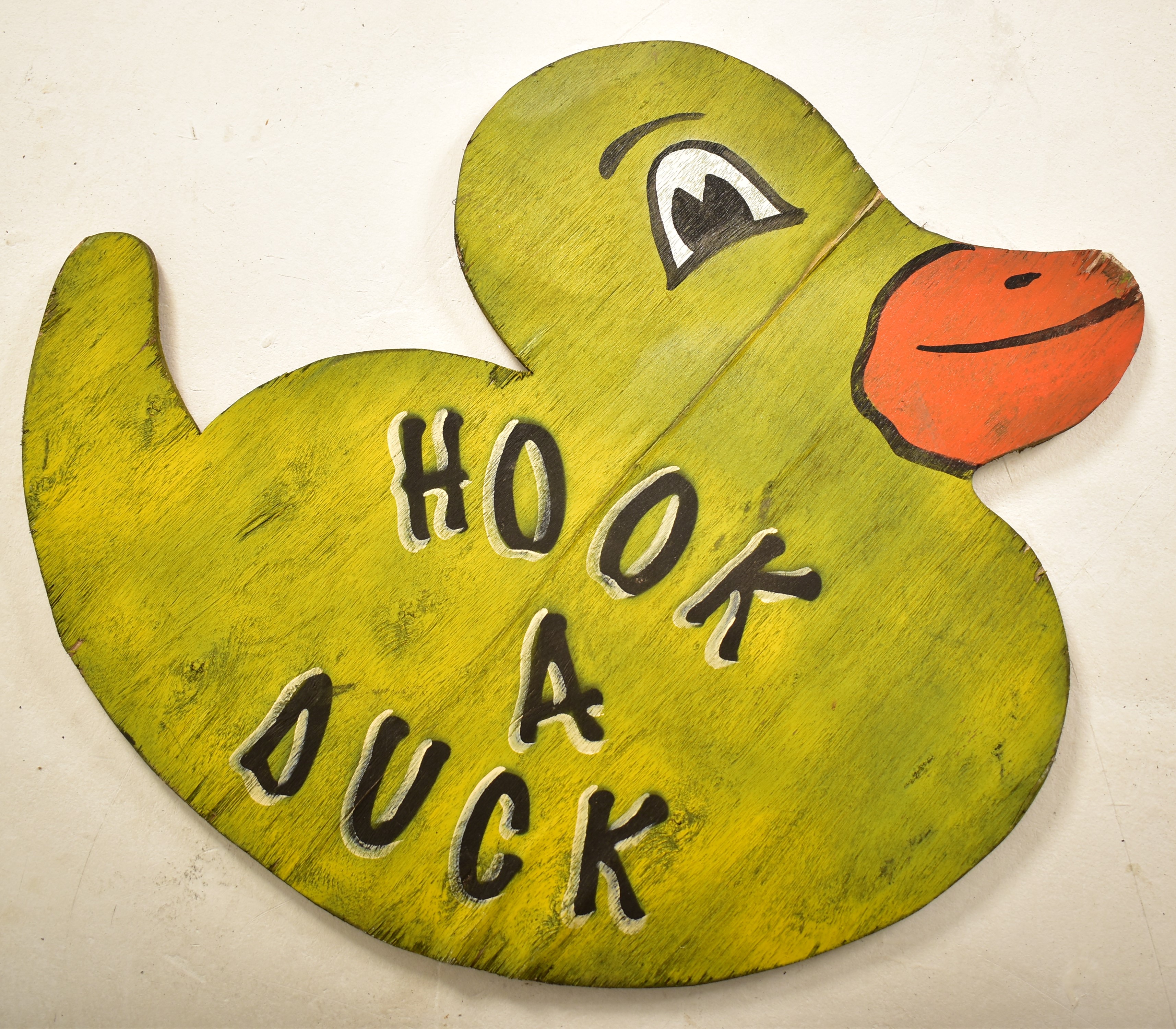 HOOK A DUCK - VINTAGE 20TH CENTURY FAIRGROUND SIGN