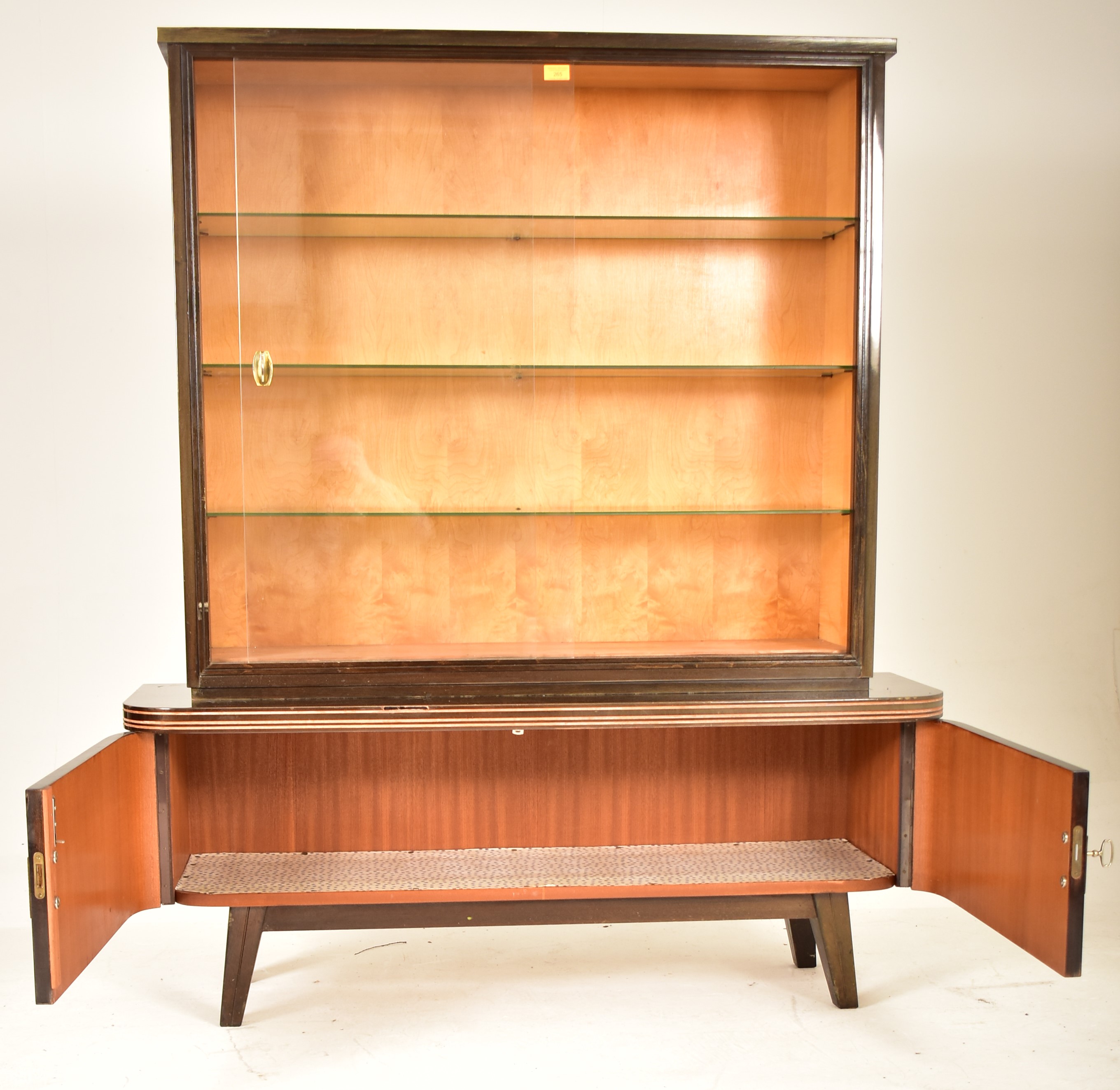 MID 20TH CENTURY GERMAN DESIGNER CABINET ON STAND - Image 6 of 7