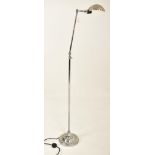 ART DECO STYLE 20TH CENTURY CHROME METAL FLOOR LAMP