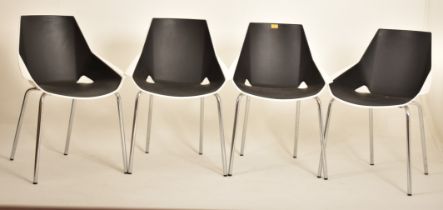 ACTIU - VIVA CHAIR - SET OF FOUR STACKING DINING CHAIRS