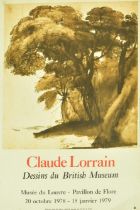 CLAUDE LORRAIN - MUSEE DU LOUVRE EXHIBITION POSTER 1978