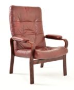 MID 20TH CENTURY SCANDINAVIAN DESIGNED BENTWOOD ARMCHAIR