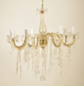 20TH CENTURY ITALIAN VENETIAN MURANO GLASS CHANDELIER