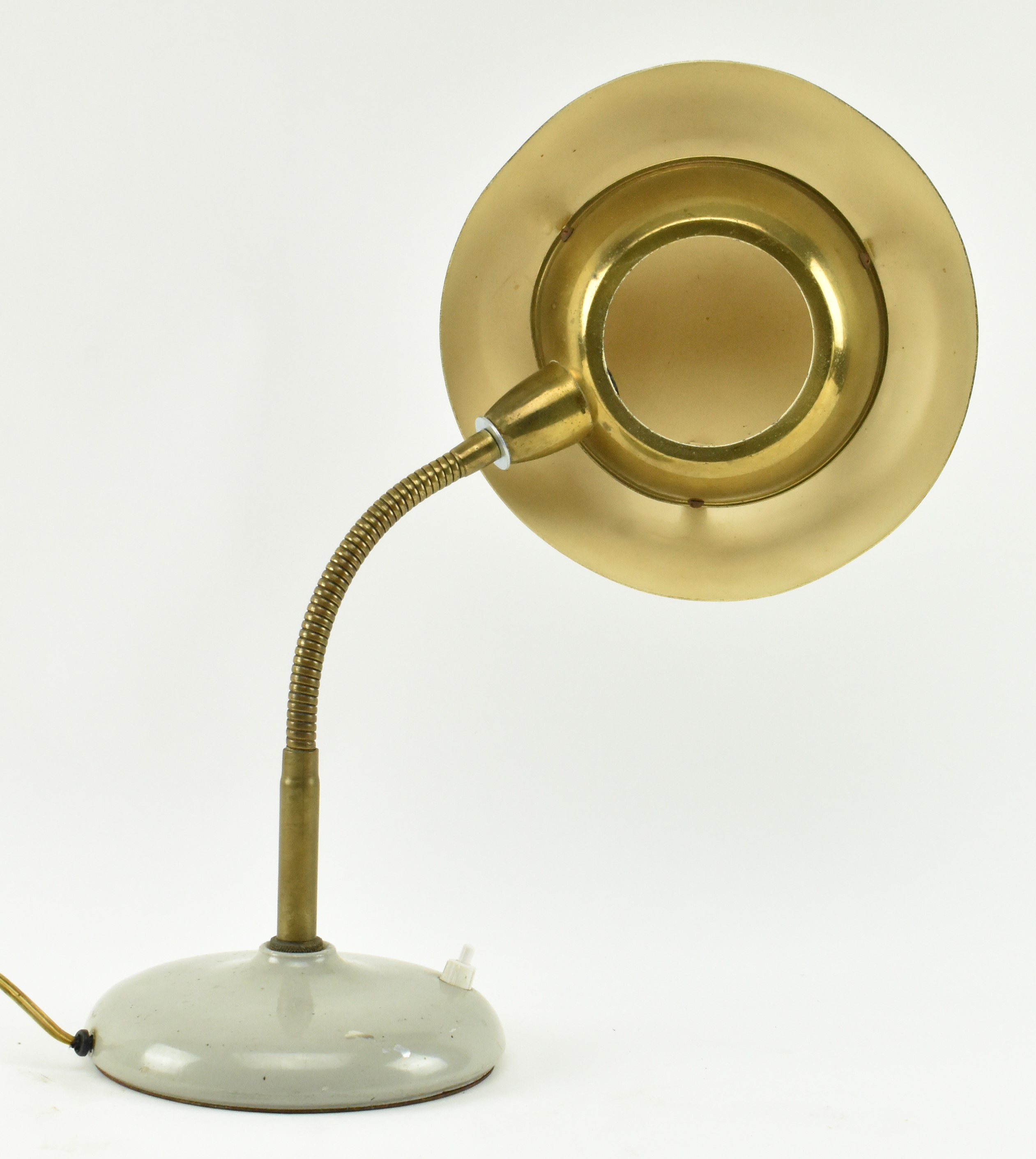 GERALD THURSTON X LIGHTOLIER - MID CENTURY ENAMEL METAL LAMP - Image 2 of 7