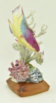 1950S ROYAL WORCESTER FISH SCULPTURE BY RON VAN RUYCKEVELT
