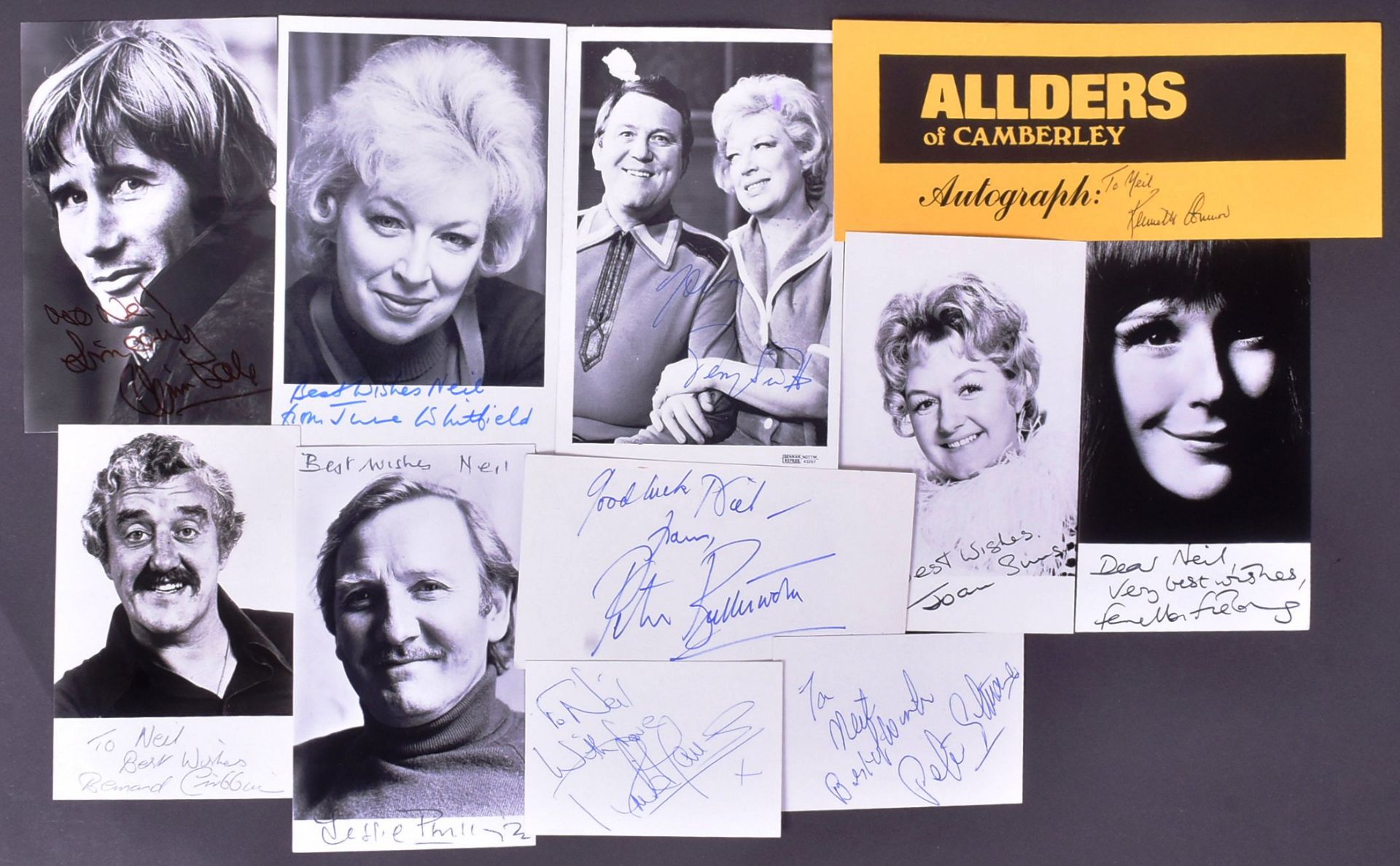 CARRY ON - CAST MEMBER AUTOGRAPHS