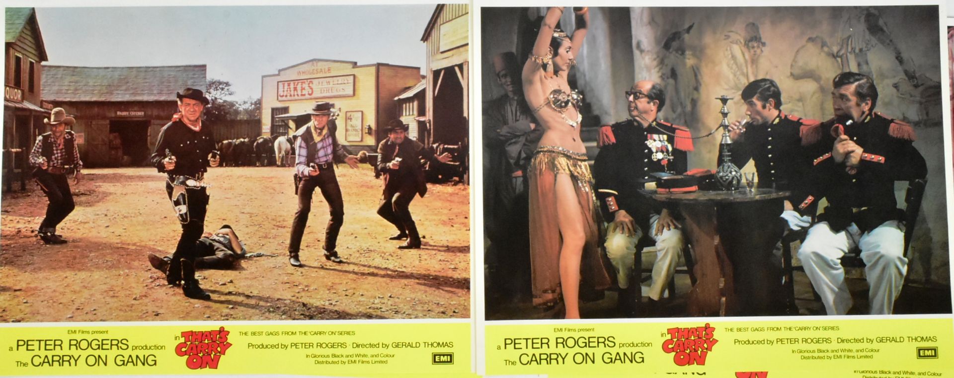 THAT'S CARRY ON! (1977) SET OF ORIGINAL LARGE FORMAT LOBBY CARDS - Image 4 of 5