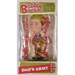 DAD'S ARMY - BOBBLE BUDDIES - IAN LAVENDER SIGNED FIGURE