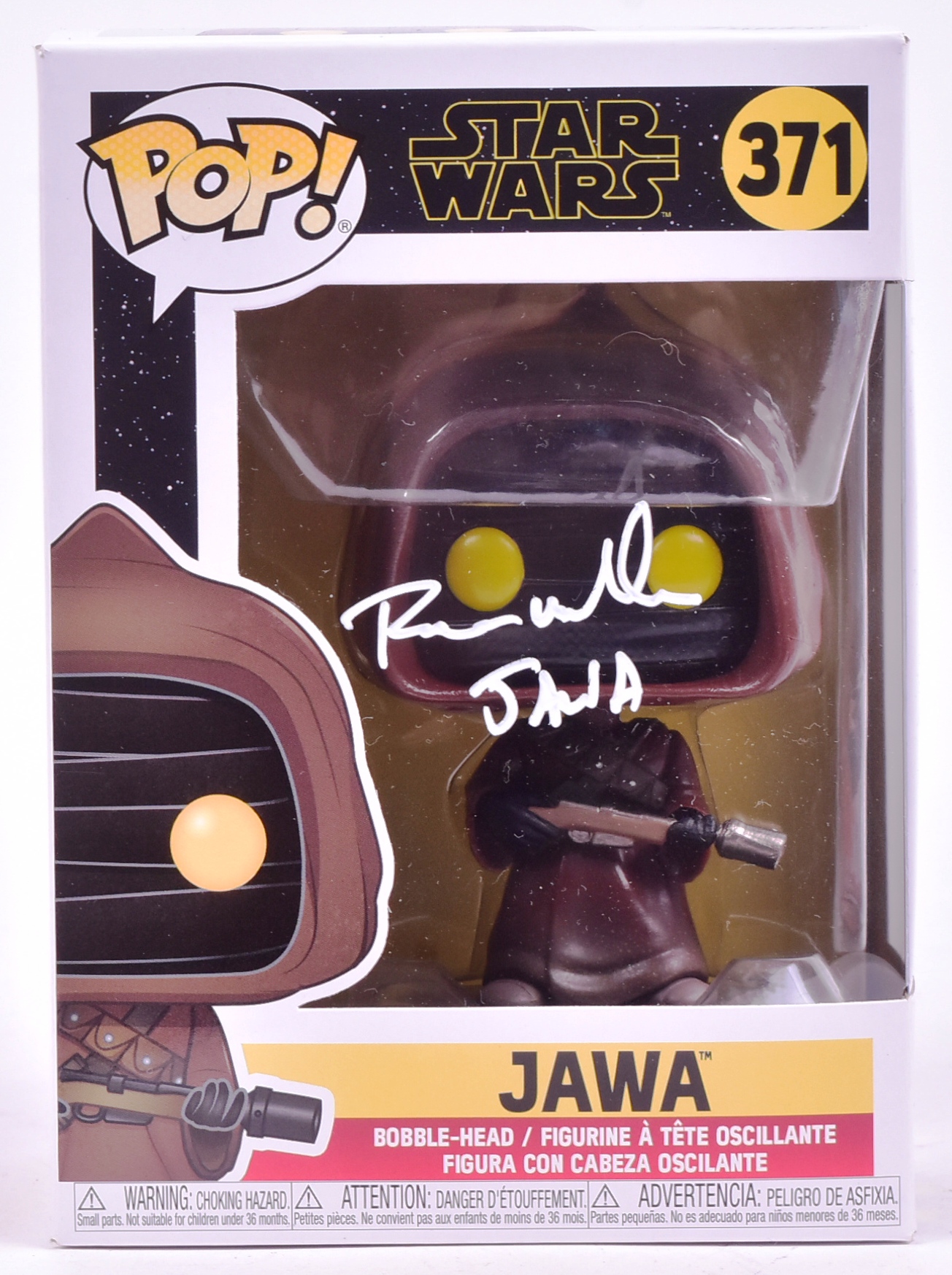 STAR WARS - BRIAN WHEELER (JAWA) - SIGNED FUNKO POP