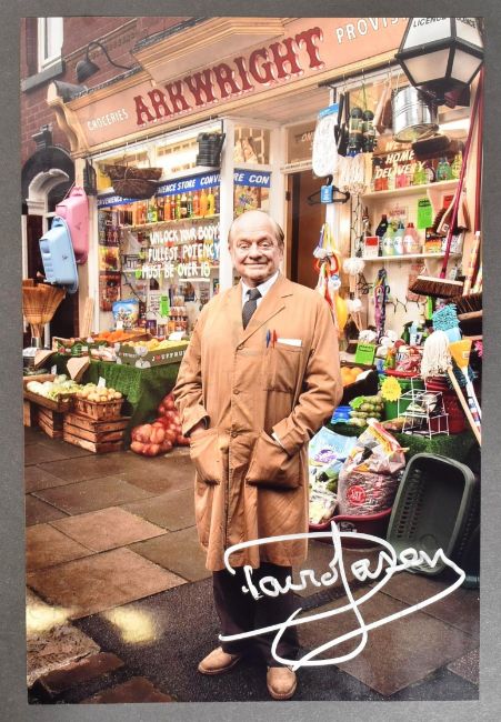 STILL OPEN ALL HOURS (BBC SITCOM) - SIR DAVID JASON SIGNED 8X12" PHOTO