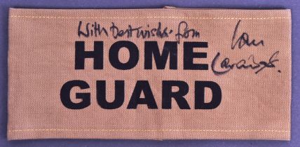 DAD'S ARMY (BBC SITCOM) - IAN LAVENDER SIGNED ARMBAND