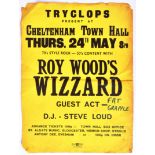 ROY WOOD'S WIZZARD - VINTAGE POSTER FROM CHELTENHAM TOWN HALL