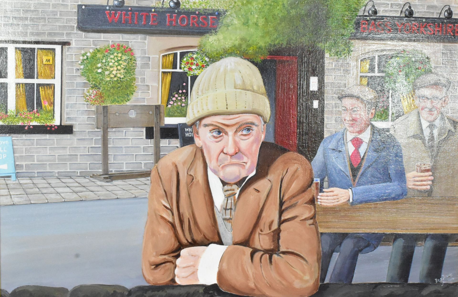 DESMOND DAVIES (ARTIST D.2021) - LAST OF THE SUMMER WINE PAINTING - Bild 5 aus 6