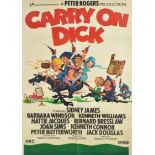 CARRY ON DICK (1974) - ORIGINAL AUSTRALIAN ONE SHEET MOVIE POSTER