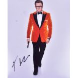 KINGSMAN II (2017) - TARON EGERTON - SIGNED 8X10" PHOTO - ACOA